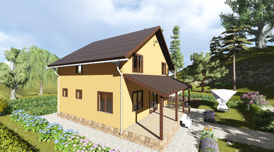 Каркасный дом